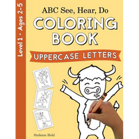 ABC See, Hear, Do Level 1: Coloring book, Uppercase Letters - Paperback