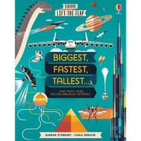 Lift-The-Flap Biggest, Fastest, Tallest... - Board Book