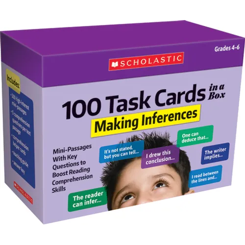 100 Task Cards in a Box: Making Inferences