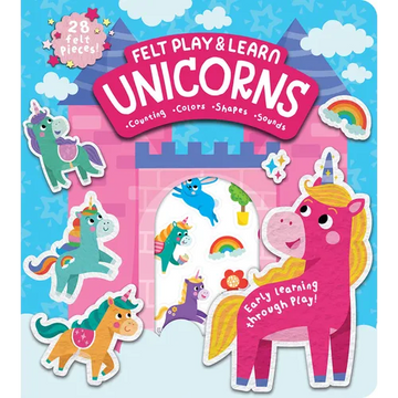Unicorns Touchy-Feely Felt Play & Learn: Early Learning Made Fun with Felt - Board Book