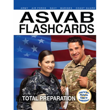 2017 ASVAB Armed Services Vocational Aptitude Battery Flashcards - Paperback