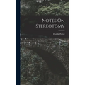 Notes On Stereotomy