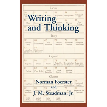 Writing and Thinking: A Handbook of Composition and Revision - Hardcover