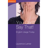 You Can't Say That! - Paperback