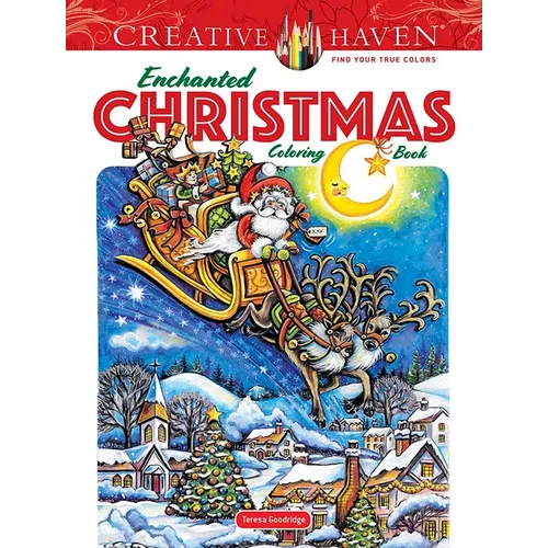 Creative Haven Enchanted Christmas Coloring Book