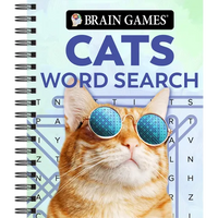 Brain Games - Cats Word Search: Volume 2 - Spiral