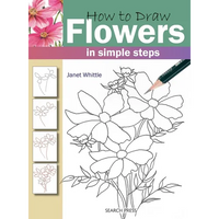 How to Draw Flowers in Simple Steps - Paperback