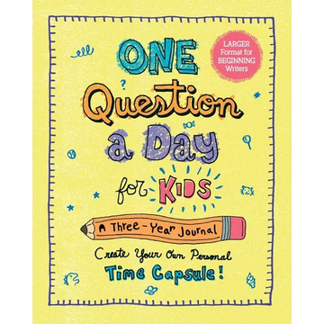 One Question a Day for Kids (Large Format): A 3-Year Journal: Create Your Own Personal Time Capsule - Hardcover