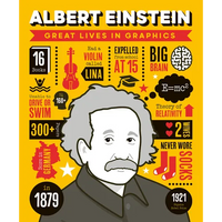 Great Lives in Graphics: Albert Einstein - Hardcover