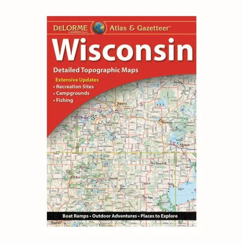 Delorme Atlas & Gazetteer Wisconsin 16e