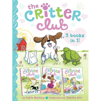 Critter Club 3 Books in 1!: Amy and the Missing Puppy; All about Ellie; Liz Learns a Lesson - Paperback
