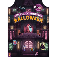 Sticker Countdown: Halloween - Hardcover