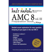 Past Papers Question Bank AMC8 [volume 3]: amc8 math preparation book - Paperback