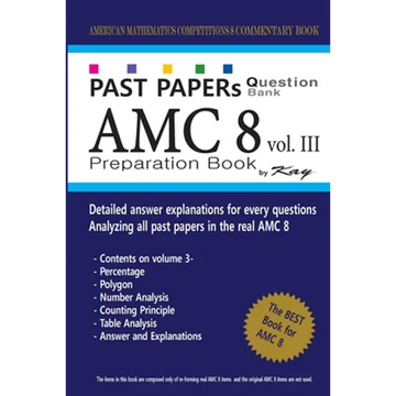 Past Papers Question Bank AMC8 [volume 3]: amc8 math preparation book - Paperback