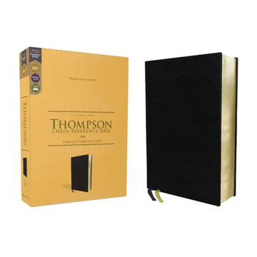 Kjv, Thompson Chain-Reference Bible, European Bonded Leather, Black, Red Letter, Comfort Print - Bonded Leather