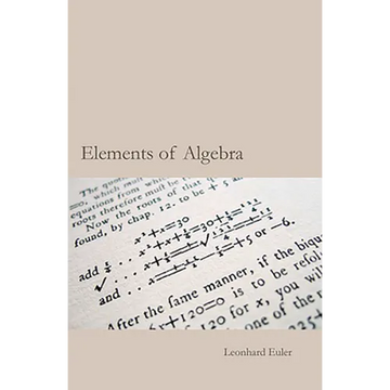Euler's Elements of Algebra - Paperback