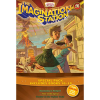 Imagination Station Books 3-Pack: Doomsday in Pompeii / In Fear of the Spear / Trouble on the Orphan Train - Paperback