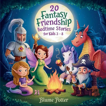 20 Fantasy Friendship Bedtime Stories For Kids Age 3 - 8 - Paperback