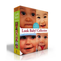 Look Baby! Collection (Boxed Set): Baby Faces; I Love Colors; Baby Food; What's on My Head? - Board Book