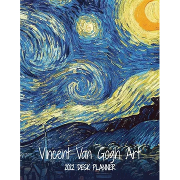 Vincent Van Gogh Art 2022 Desk Planner: Monthly Planner, 8.5"x11", Personal Organizer for Scheduling and Productivity - Paperback