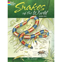 Snakes of the World Coloring Book - Paperback
