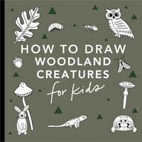 Mushrooms & Woodland Creatures: How to Draw Books for Kids with Woodland Creatures, Bugs, Plants, and Fungi - Paperback