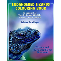 Endangered Lizards Colouring Book - Paperback