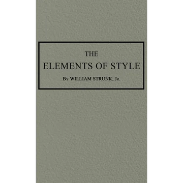 The Elements of Style: The Original 1920 Edition - Hardcover
