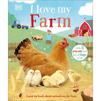 I Love My Farm: A Pop-Up Book about Animals on the Farm - Board Book