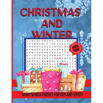 Christmas and Winter Word Search Puzzles for Kids and Adults: 60 Jumbo Word Search Puzzles, Activity Game for Kids and Adults - Paperback