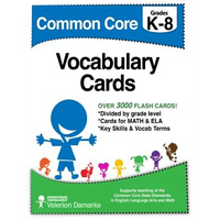 Common Core Vocabulary Cards - Paperback