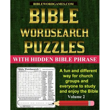 Bible Word Search Puzzles Volume 2 - Paperback