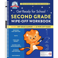 Get Ready for School: Second Grade Wipe-Off Workbook - Spiral