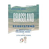 Grassland Ecosystems: A Coloring Book For All Ages - Paperback