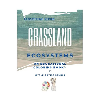 Grassland Ecosystems: A Coloring Book For All Ages - Paperback