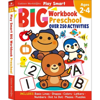 Play Smart Big Preschool Workbook Ages 2-4: Over 250 Activities - Paperback