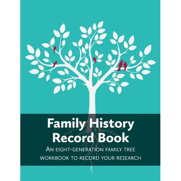 Family History Record Book: An 8-generation family tree workbook to record your research - Paperback