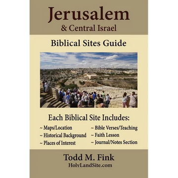 Jerusalem & Central Israel Biblical Sites Guide - Paperback