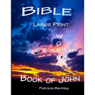 Bible Large Print Word Search: Book of John - Paperback