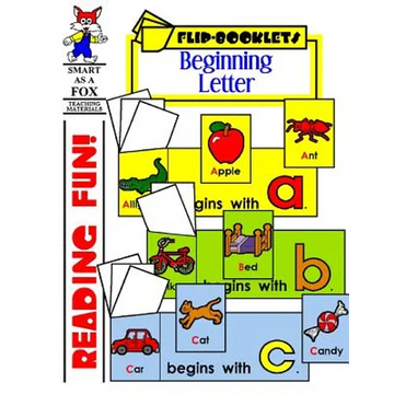 Beginning Letter Flip Books - Paperback