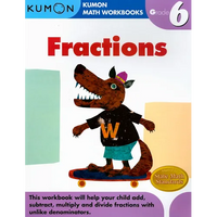 Kumon Grade 6 Fractions - Paperback