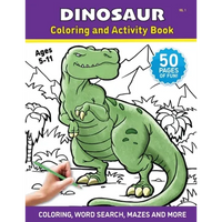 Dinosaur - Coloring and Activity Book - Volume 1: A Coloring Book for Kids and Adults - Paperback