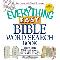 The Everything Easy Bible Word Search Book: More Than 200 Inspirational Puzzles for All Ages - Paperback