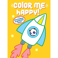 Color Me Happy! (Yellow): With Shiny Outlines to Guide Little Hands - Paperback