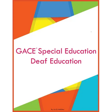 GACE Special Education Deaf Education - Paperback