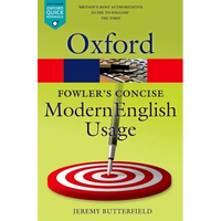 Fowler's Concise Dictionary of Modern English Usage - Paperback