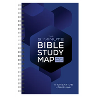 The 5-Minute Bible Study Map for Men: A Creative Journal - Spiral