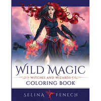 Wild Magic - Witches and Wizards Coloring Book - Paperback