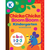 Chicka Chicka Boom Boom Kindergarten Workbook: Writing Practice for Tracing, Counting, Shapes, Problem Solving, and Thinking Skills for Ages 4-6 - Paperback