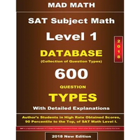 2018 SAT Subject Math Level I Database - Paperback